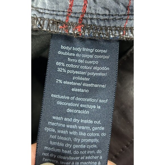 Tommy Hilfiger Wine Color Waxed Greenwich Skinny Pant Women's Sz 4 Stretch - Picture 8 of 9